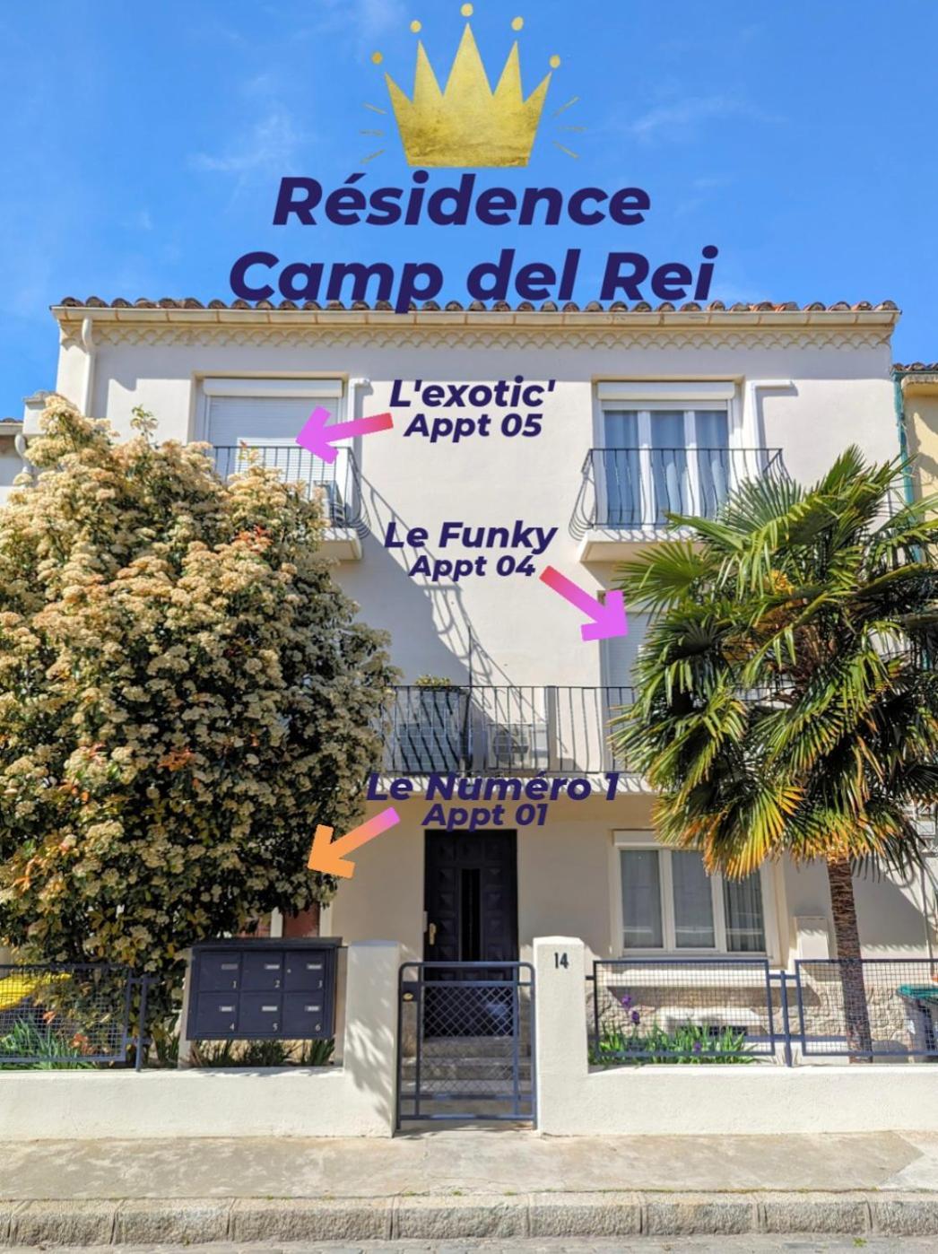 L'Exotic' 1 A 4 Voyageurs Apartment Perpignan Exterior foto